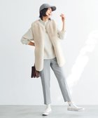 【アンフィーロ 自由区/UNFILO】の【吸湿発熱/ストレッチ】beauty warm テーパードパンツ ライトグレー|ID: prp329100004152054 ipo3291000000033384997