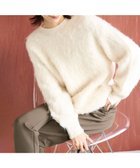 【アンフィーロ 自由区/UNFILO】の【洗える】アルパカシャギー ロングニット オフ|ID: prp329100004153477 ipo3291000000032603518