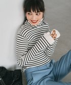 【アンフィーロ 自由区/UNFILO】の【吸湿発熱/静電気防止】ライトウォーム リブタートル ボーダー|ID: prp329100004153486 ipo3291000000032734073