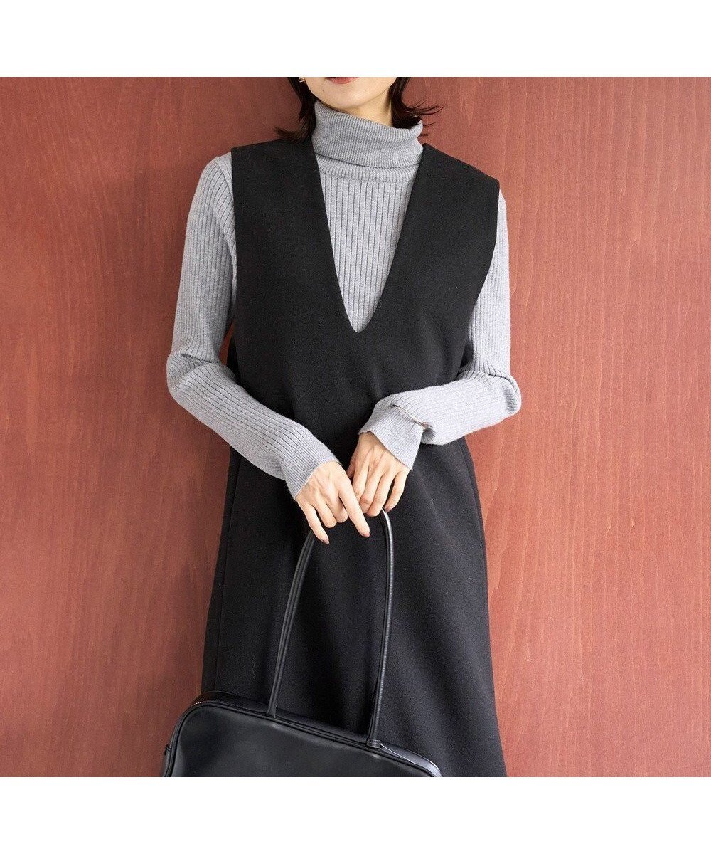 【アンフィーロ 自由区/UNFILO】のライトウォーム リブタートル インテリア・キッズ・メンズ・レディースファッション・服の通販 founy(ファニー) 　ファッション　Fashion　レディースファッション　Fashion for Women　トップス・カットソー　Cut & Sew Tops　ニット　Knit Tops & Sweaters　ウォッシャブル　Machine Washable　ウォーム　Warm Fabric　セーター　Sweater, Knitwear　A/W・秋冬　Autumn/Winter　グレー|ID: prp329100004153486 ipo3291000000035580828