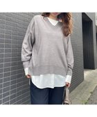 【アンフィーロ 自由区/UNFILO】の【洗える】ハイゲージウール Vネック 人気、トレンドファッション・服の通販 founy(ファニー) ファッション Fashion レディースファッション WOMEN トップス・カットソー Tops/Tshirt ニット Knit Tops Vネック V-Neck アクリル Acrylic インナー Inner ウォッシャブル Washable セーター Sweater バランス Balance フロント Front ボトム Bottom ロング Long 洗える Washable A/W・秋冬 Aw・Autumn/Winter・Fw・Fall-Winter thumbnail モカグレー|ID: prp329100004153490 ipo3291000000031898924