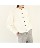 【アンフィーロ 自由区/UNFILO】の【洗える】ふわふわニット 2WAYクルーカーディガン オフ|ID: prp329100004153501 ipo3291000000032578251