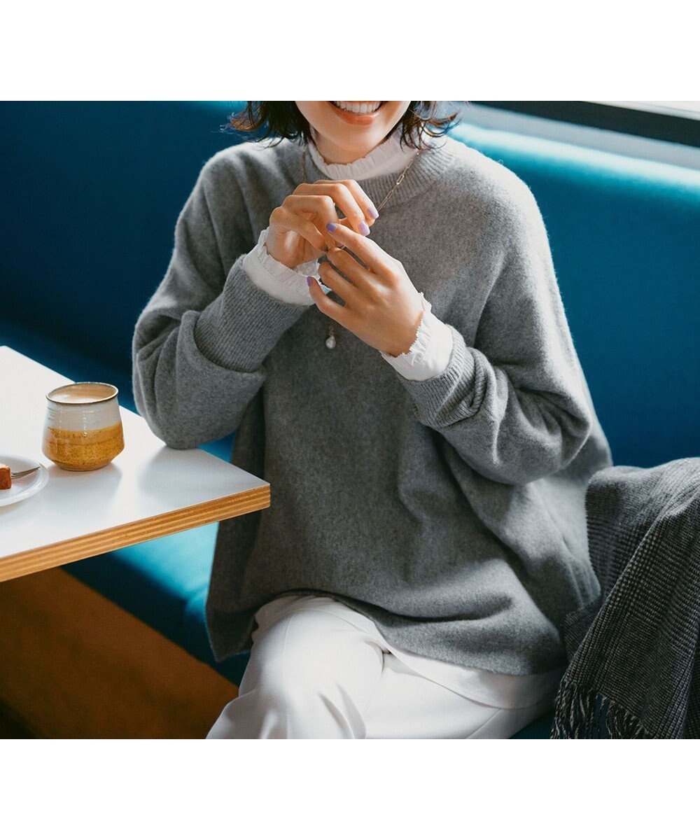 【アンフィーロ 自由区/UNFILO】の【洗える】ふわふわニット ラウンドヘム 人気、トレンドファッション・服の通販 founy(ファニー) 　ファッション　Fashion　レディースファッション　WOMEN　トップス・カットソー　Tops/Tshirt　ニット　Knit Tops　アンゴラ　Angola　ウォッシャブル　Washable　ストレッチ　Stretch　セーター　Sweater　定番　Standard　洗える　Washable　A/W・秋冬　Aw・Autumn/Winter・Fw・Fall-Winter　 other-1|ID: prp329100004153502 ipo3291000000029915264