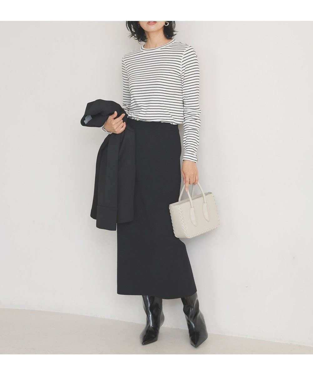 【アンフィーロ 自由区/UNFILO】の【洗える】ナローライン ニットスカート 人気、トレンドファッション・服の通販 founy(ファニー) 　ファッション　Fashion　レディースファッション　Ladies' Fashion Online　スカート　Skirt　ウォッシャブル　Washable　ストレッチ　Stretch　スリット　Slit　洗える　Washable　A/W・秋冬　Aw・Autumn/Winter・Fw・Fall-Winter　雑誌　Magazine　 other-1|ID: prp329100004153509 ipo3291000000032565531