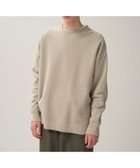 【エイトン/ATON】のNATURAL DYED URAKE オーバーサイズスウェット - UNISEX BEIGE|ID:prp329100004154164