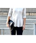 【アイシービー/iCB】の【WEB限定・洗える】シンセティックヤーンスムース ペプラムニット トープ系|ID: prp329100004154190 ipo3291000000030067009