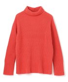 【ベイジ,/BEIGE,】の【洗える】BERTAINA / 配色リンキングタートルネックニット Red Orange×Milk Tea|ID: prp329100004154199 ipo3291000000028614000