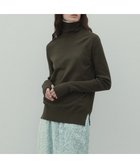 【ベイジ,/BEIGE,】の【洗える】WILLOW / サムホールハイネックニット Khaki|ID:prp329100004154202