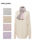 【ムーンバット/MOONBAT】の【洗える】mila schon カシミヤ100%バイカラープチマフラー 人気、トレンドファッション・服の通販 founy(ファニー) ファッション Fashion レディースファッション WOMEN マフラー Mufflers イタリア Italy 洗える Washable カシミヤ Cashmere シンプル Simple スヌード Snood なめらか Smooth マフラー Scarf ループ Loop A/W・秋冬 Aw・Autumn/Winter・Fw・Fall-Winter thumbnail ペールピンク|ID: prp329100004154275 ipo3291000000028614565