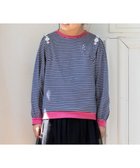 【組曲 / KIDS/KUMIKYOKU】の【110-140㎝】リボンボーダー トップス 人気、トレンドファッション・服の通販 founy(ファニー) ファッション Fashion キッズファッション KIDS トップス・カットソー Tops/Tees/Kids A/W・秋冬 Aw・Autumn/Winter・Fw・Fall-Winter イエロー Yellow カットソー Cut And Sew ベーシック Basic ボーダー Border リボン Ribbon レース Race thumbnail ネイビー系1|ID: prp329100004154348 ipo3291000000028615314