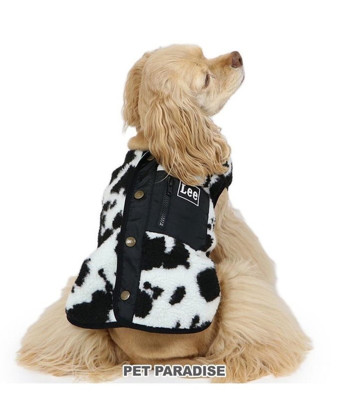 【ペットパラダイス/PET PARADISE / GOODS】のLee 牛柄 背中開きボアベスト 《 白黒》 中型犬 大型犬 インテリア・キッズ・メンズ・レディースファッション・服の通販 founy(ファニー) https://founy.com/ NEW・新作・新着・新入荷 New Arrivals A/W・秋冬 Aw・Autumn/Winter・Fw・Fall-Winter イレギュラー Irregular ベスト Vest 犬 Dog 秋 Autumn/Fall 軽量 Lightweight 防寒 Cold Protection ホーム・キャンプ・アウトドア・お取り寄せ Home,Garden,Outdoor,Camping Gear ペットグッズ Pet Supplies |ID: prp329100004154411 ipo3291000000028615456