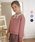 【組曲 / KIDS/KUMIKYOKU】の【110-140cm】リボンカラー トップス 人気、トレンドファッション・服の通販 founy(ファニー) ファッション Fashion キッズファッション KIDS トップス・カットソー Tops/Tees/Kids A/W・秋冬 Aw・Autumn/Winter・Fw・Fall-Winter シンプル Simple スウェット Sweat ベーシック Basic リボン Ribbon エレガント 上品 Elegant 再入荷 Restock/Back In Stock/Re Arrival thumbnail ピンク系|ID: prp329100004154433 ipo3291000000028615532