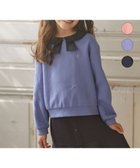 【組曲 / KIDS/KUMIKYOKU】の【110-140cm】リボンカラー トップス 人気、トレンドファッション・服の通販 founy(ファニー) ファッション Fashion キッズファッション KIDS トップス・カットソー Tops/Tees/Kids A/W・秋冬 Aw・Autumn/Winter・Fw・Fall-Winter シンプル Simple スウェット Sweat ベーシック Basic リボン Ribbon エレガント 上品 Elegant 再入荷 Restock/Back In Stock/Re Arrival thumbnail マローブルー系|ID: prp329100004154433 ipo3291000000028615533