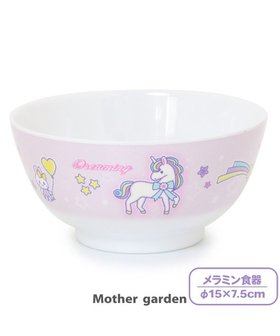 【マザーガーデン/Mother garden / GOODS】のマザーガーデン ユニコーン メラミン食器 どんぶり 単品 人気、トレンドファッション・服の通販 founy(ファニー) ガーデン Garden 再入荷 Restock/Back In Stock/Re Arrival |ID:prp329100004154436