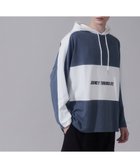 【ウィゴー/WEGO / MEN】のドルマンポンチフードT(LS) ブルー|ID: prp329100004154446 ipo3291000000028616555