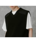 【ウィゴー/WEGO / MEN】のVネックニットベスト ブラック|ID: prp329100004154469 ipo3291000000028618529