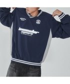 【ウィゴー/WEGO / MEN】のナイロンゲームロゴプルオーバー ネイビー|ID: prp329100004154490 ipo3291000000028621721