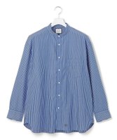 【ジェイプレスヨークストリート/J.PRESS YORK STREET】の【UNISEX】ストライプ バンドカラーシャツ 人気、トレンドファッション・服の通販 founy(ファニー) ファッション Fashion レディースファッション WOMEN トップス・カットソー Tops/Tshirt シャツ/ブラウス Shirts/Blouses NEW・新作・新着・新入荷 New Arrivals A/W・秋冬 Aw・Autumn/Winter・Fw・Fall-Winter ユニセックス Unisex おすすめ Recommend インナー Inner ストライプ Stripe |ID:prp329100004154497