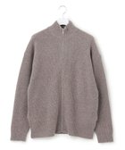 【ジェイプレスヨークストリート/J.PRESS YORK STREET】の【UNISEX】フルジップニット カーディガン 人気、トレンドファッション・服の通販 founy(ファニー) ファッション Fashion レディースファッション WOMEN トップス・カットソー Tops/Tshirt ニット Knit Tops カーディガン Cardigans A/W・秋冬 Aw・Autumn/Winter・Fw・Fall-Winter ユニセックス Unisex なめらか Smooth カーディガン Cardigan シンプル Simple ボトム Bottom 再入荷 Restock/Back In Stock/Re Arrival 畦 Ridge thumbnail ブラウン系|ID: prp329100004154560 ipo3291000000028624111