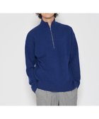 【ジェイプレスヨークストリート/J.PRESS YORK STREET】の【UNISEX】タートルハーフジップ ニット 人気、トレンドファッション・服の通販 founy(ファニー) ファッション Fashion レディースファッション WOMEN トップス・カットソー Tops/Tshirt ニット Knit Tops A/W・秋冬 Aw・Autumn/Winter・Fw・Fall-Winter ユニセックス Unisex おすすめ Recommend なめらか Smooth インナー Inner シンプル Simple セーター Sweater ブルゾン Blouson ボトム Bottom thumbnail ダルブルー系|ID: prp329100004154561 ipo3291000000028624119