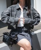 【ウィゴー/WEGO】のドロストデニムショートシャツ 人気、トレンドファッション・服の通販 founy(ファニー) ファッション Fashion レディースファッション WOMEN トップス・カットソー Tops/Tshirt シャツ/ブラウス Shirts/Blouses 秋 Autumn/Fall ギャザー Gather ショート Short スマホ Smartphone スラックス Slacks セットアップ Set Up デニム Denim トレンド Trend フロント Front プリーツ Pleats 羽織 Haori メタル Metal A/W・秋冬 Aw・Autumn/Winter・Fw・Fall-Winter NEW・新作・新着・新入荷 New Arrivals thumbnail デニムブラック|ID: prp329100004154649 ipo3291000000028625002