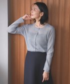 【アンフィーロ 自由区/UNFILO】のシアーリブ ニットカーディガン 人気、トレンドファッション・服の通販 founy(ファニー) ファッション Fashion レディースファッション Fashion for Women トップス・カットソー Cut & Sew Tops ニット Knit Tops & Sweaters カーディガン・羽織り Layered Style Cardigans ウォッシャブル Machine Washable カーディガン Cardigan, Knitwear シアー Sheer, See-Through トレンド Trend, Trending Now 洗える Machine Washable A/W・秋冬 Autumn/Winter thumbnail グレー|ID: prp329100004154661 ipo3291000000035547500