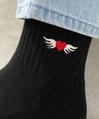 【ウィゴー/WEGO】のモチーフ刺繍アンクル底パイルソックス 柄5|ID: prp329100004154750 ipo3291000000030003591