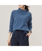 【ジェイ プレス/J.PRESS】の【洗える】SOFT TOUCH WOOL リブ切り替え ニット ダルブルー系|ID: prp329100004154765 ipo3291000000028625805