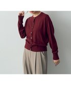 【イェッカ ヴェッカ/YECCA VECCA】の金釦クルーネックカーディガン Bordeaux|ID: prp329100004154877 ipo3291000000028626512