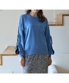 【イェッカ ヴェッカ/YECCA VECCA】の袖配色リボンニット 人気、トレンドファッション・服の通販 founy(ファニー) ファッション Fashion レディースファッション WOMEN トップス・カットソー Tops/Tshirt ニット Knit Tops A/W・秋冬 Aw・Autumn/Winter・Fw・Fall-Winter S/S・春夏 Ss・Spring/Summer おすすめ Recommend スリーブ Sleeve セーター Sweater ドロップ Drop ヘムライン Hemline ボトム Bottom ポケット Pocket リボン Ribbon 夏 Summer thumbnail Blue|ID: prp329100004154879 ipo3291000000028626532