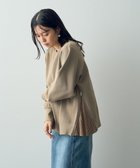 【イェッカ ヴェッカ/YECCA VECCA】のサイドプリーツZIPデザインニット Beige|ID: prp329100004154883 ipo3291000000028626542