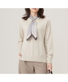 【ジェイ プレス/J.PRESS】の【洗える】SOFT TOUCH WOOL 立ち襟 ニット ベージュ系|ID: prp329100004154904 ipo3291000000028626652