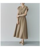 【イェッカ ヴェッカ/YECCA VECCA】のスキッパーフレアワンピース Beige|ID: prp329100004154925 ipo3291000000028626774