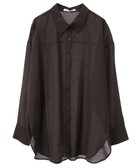 【グリーンパークス/Green Parks】の””とろっ””とシルキーシャツ Charcoal Gray|ID: prp329100004154993 ipo3291000000028627206