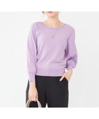 【エニィ スィス/any SiS】の【洗える】タックポイント ニット 人気、トレンドファッション・服の通販 founy(ファニー) ファッション Fashion レディースファッション WOMEN トップス・カットソー Tops/Tshirt ニット Knit Tops A/W・秋冬 Aw・Autumn/Winter・Fw・Fall-Winter シンプル Simple セーター Sweater ベーシック Basic メタル Metal 再入荷 Restock/Back In Stock/Re Arrival 洗える Washable 秋 Autumn/Fall thumbnail ライラック|ID: prp329100004155132 ipo3291000000028627960