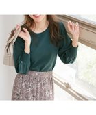 【エニィ スィス/any SiS】の【洗える】タックポイント ニット 人気、トレンドファッション・服の通販 founy(ファニー) ファッション Fashion レディースファッション WOMEN トップス・カットソー Tops/Tshirt ニット Knit Tops A/W・秋冬 Aw・Autumn/Winter・Fw・Fall-Winter シンプル Simple セーター Sweater ベーシック Basic メタル Metal 再入荷 Restock/Back In Stock/Re Arrival 洗える Washable 秋 Autumn/Fall thumbnail ダークグリーン|ID: prp329100004155132 ipo3291000000028627963