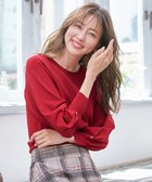 【エニィ スィス/any SiS】の【洗える】タックポイント ニット 人気、トレンドファッション・服の通販 founy(ファニー) ファッション Fashion レディースファッション WOMEN トップス・カットソー Tops/Tshirt ニット Knit Tops A/W・秋冬 Aw・Autumn/Winter・Fw・Fall-Winter シンプル Simple セーター Sweater ベーシック Basic メタル Metal 再入荷 Restock/Back In Stock/Re Arrival 洗える Washable 秋 Autumn/Fall thumbnail レッド|ID: prp329100004155132 ipo3291000000028627966