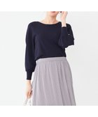 【エニィ スィス/any SiS】の【洗える】タックポイント ニット 人気、トレンドファッション・服の通販 founy(ファニー) ファッション Fashion レディースファッション WOMEN トップス・カットソー Tops/Tshirt ニット Knit Tops A/W・秋冬 Aw・Autumn/Winter・Fw・Fall-Winter シンプル Simple セーター Sweater ベーシック Basic メタル Metal 再入荷 Restock/Back In Stock/Re Arrival 洗える Washable 秋 Autumn/Fall thumbnail ネイビー|ID: prp329100004155132 ipo3291000000028627971