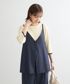 【グリーンパークス/Green Parks】のストライプキャミベスト 人気、トレンドファッション・服の通販 founy(ファニー) ファッション Fashion レディースファッション WOMEN アウター Coat Outerwear トップス・カットソー Tops/Tshirt キャミソール / ノースリーブ No Sleeves ベスト/ジレ Gilets/Vests A/W・秋冬 Aw・Autumn/Winter・Fw・Fall-Winter S/S・春夏 Ss・Spring/Summer ストライプ Stripe フェミニン Feminine フロント Front ベスト Vest ラップ Wrap リボン Ribbon エレガント 上品 Elegant 夏 Summer thumbnail Stripe|ID: prp329100004155199 ipo3291000000028628383