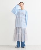 【アースミュージックアンドエコロジー/earth music&ecology】のチュールティアードキャミワンピース Light Gray|ID: prp329100004155221 ipo3291000000031951785
