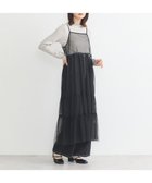 【アースミュージックアンドエコロジー/earth music&ecology】のチュールティアードキャミワンピース 人気、トレンドファッション・服の通販 founy(ファニー) ファッション Fashion レディースファッション Fashion for Women ワンピース Dresses キャミソールワンピース Camisole Dresses インナー Innerwear ギャザー Gathered, Ruffled トレンド Trend, Trending Now フェミニン Feminine, Girly 今季 This Season, Current Season A/W・秋冬 Autumn/Winter thumbnail Black|ID: prp329100004155221 ipo3291000000033620820