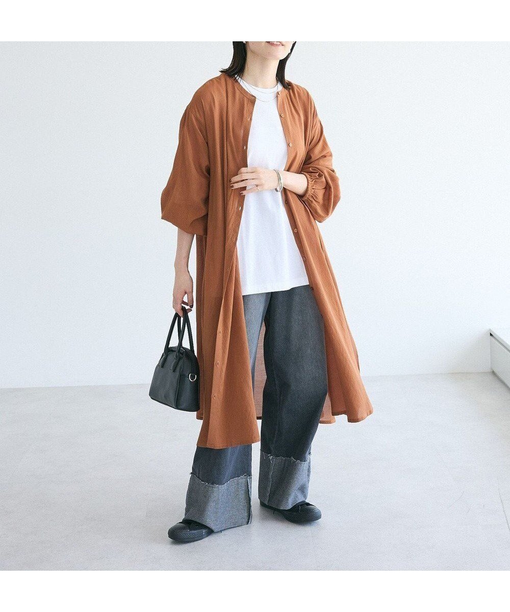 【クラフトスタンダードブティック/CRAFT STANDARD BOUTIQUE】のヴィンテージボイル羽織ワンピース インテリア・キッズ・メンズ・レディースファッション・服の通販 founy(ファニー) 　ファッション　Fashion　レディースファッション　WOMEN　ワンピース　Dress　シャツワンピース　Shirt Dresses　ヴィンテージ　Vintage　カーディガン　Cardigan　バランス　Balance　ベスト　Vest　ポケット　Pocket　羽織　Haori　リラックス　Relax　ロング　Long　A/W・秋冬　Aw・Autumn/Winter・Fw・Fall-Winter　2024年　2024　2024-2025秋冬・A/W　Aw/Autumn/Winter/Fw/Fall/2024-2025　Camel|ID: prp329100004155244 ipo3291000000031977391