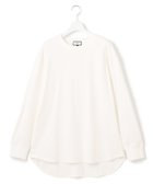 【ジェイプレスヨークストリート/J.PRESS YORK STREET】の【WOMEN】ラウンドヘム ロングスリーブTシャツ ホワイト系|ID: prp329100004155270 ipo3291000000028628832