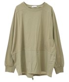 【グリーンパークス/Green Parks】のピグメント裾ドロストカットチュニック 人気、トレンドファッション・服の通販 founy(ファニー) ファッション Fashion レディースファッション WOMEN ワンピース Dress チュニック Tunic NEW・新作・新着・新入荷 New Arrivals A/W・秋冬 Aw・Autumn/Winter・Fw・Fall-Winter スリーブ Sleeve チュニック Tunic ドッキング Docking ポケット Pocket thumbnail Khaki|ID: prp329100004155319 ipo3291000000028629127