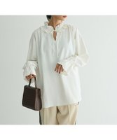 【クラフトスタンダードブティック/CRAFT STANDARD BOUTIQUE】のデシンフリル刺繍スリーブブラウス 人気、トレンドファッション・服の通販 founy(ファニー) ファッション Fashion レディースファッション WOMEN トップス・カットソー Tops/Tshirt シャツ/ブラウス Shirts/Blouses アイレット Eyelet カフス Cuffs スリーブ Sleeve フェミニン Feminine フリル Frills ボトム Bottom ポケット Pocket リボン Ribbon A/W・秋冬 Aw・Autumn/Winter・Fw・Fall-Winter NEW・新作・新着・新入荷 New Arrivals 2024年 2024 2024-2025秋冬・A/W Aw/Autumn/Winter/Fw/Fall/2024-2025 |ID:prp329100004155369