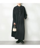 【クラフトスタンダードブティック/CRAFT STANDARD BOUTIQUE】のデシンフリルワンピース Black|ID: prp329100004155375 ipo3291000000028629455