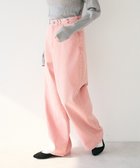 【クラフトスタンダードブティック/CRAFT STANDARD BOUTIQUE】のホックワイドパンツ Pink|ID: prp329100004155378 ipo3291000000028629473