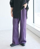 【クラフトスタンダードブティック/CRAFT STANDARD BOUTIQUE】のホックワイドパンツ Purple|ID: prp329100004155378 ipo3291000000028629486