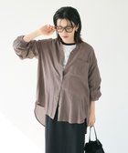 【クラフトスタンダードブティック/CRAFT STANDARD BOUTIQUE】のヴィンテージボイルスキッパー長袖シャツ Mocha|ID: prp329100004155386 ipo3291000000028629515