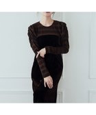 【イェッカ ヴェッカ/YECCA VECCA】のレースベロアコンビワンピース 人気、トレンドファッション・服の通販 founy(ファニー) ファッション Fashion レディースファッション WOMEN ワンピース Dress A/W・秋冬 Aw・Autumn/Winter・Fw・Fall-Winter S/S・春夏 Ss・Spring/Summer なめらか Smooth エレガント 上品 Elegant ギャザー Gather コンビ Combination バランス Balance フォルム Form ベロア Velor ポケット Pocket レース Race 夏 Summer thumbnail Brown|ID: prp329100004155390 ipo3291000000028629550